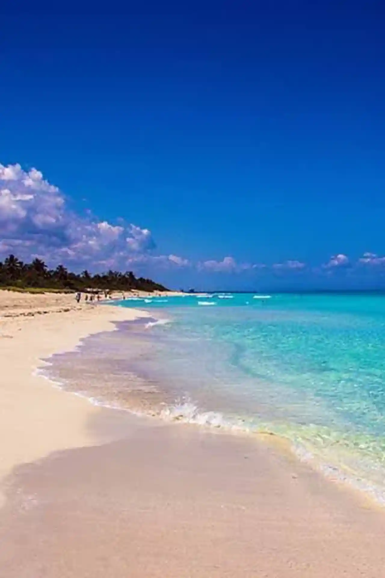 Varadero Beach with white sands and calmed blue waters